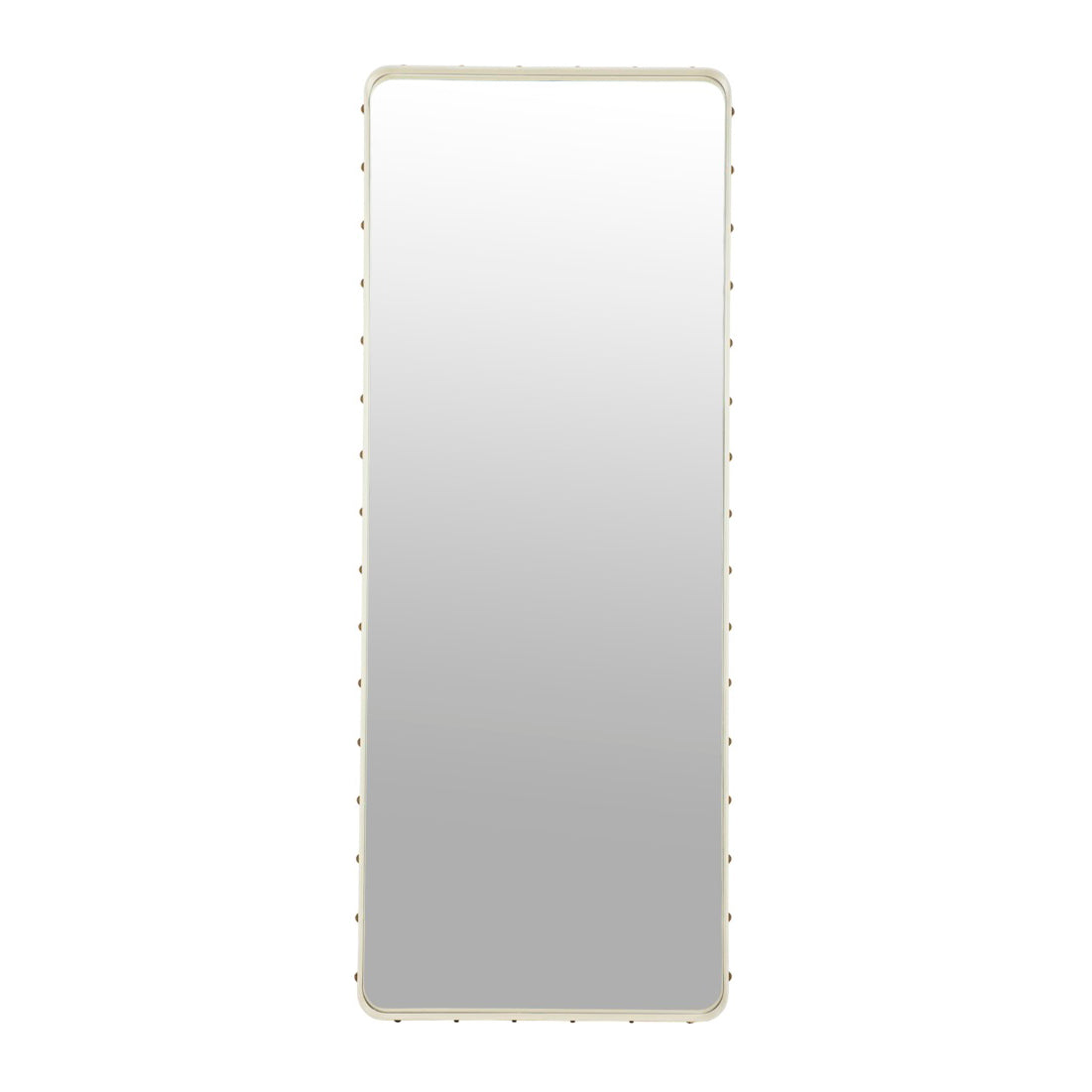 Oglindă Adnet Rectangular - Cream Leather