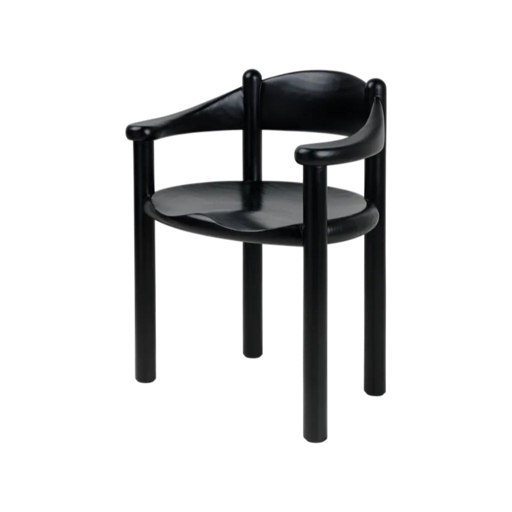 Scaun cu brate Daumiller - Brown/ Black Pine