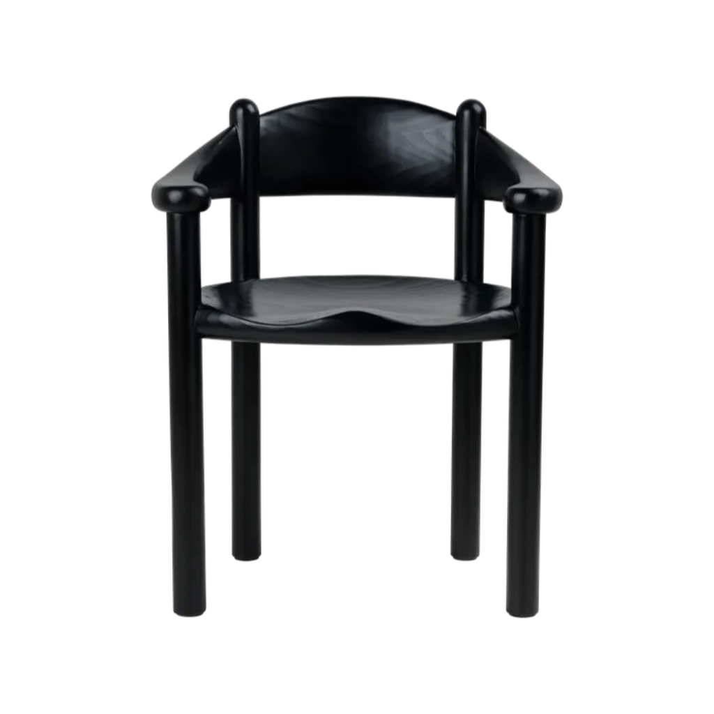 Scaun cu brate Daumiller - Brown/ Black Pine