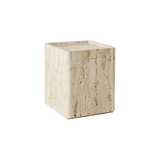 Pietra Side Table - Neutral White Travertine