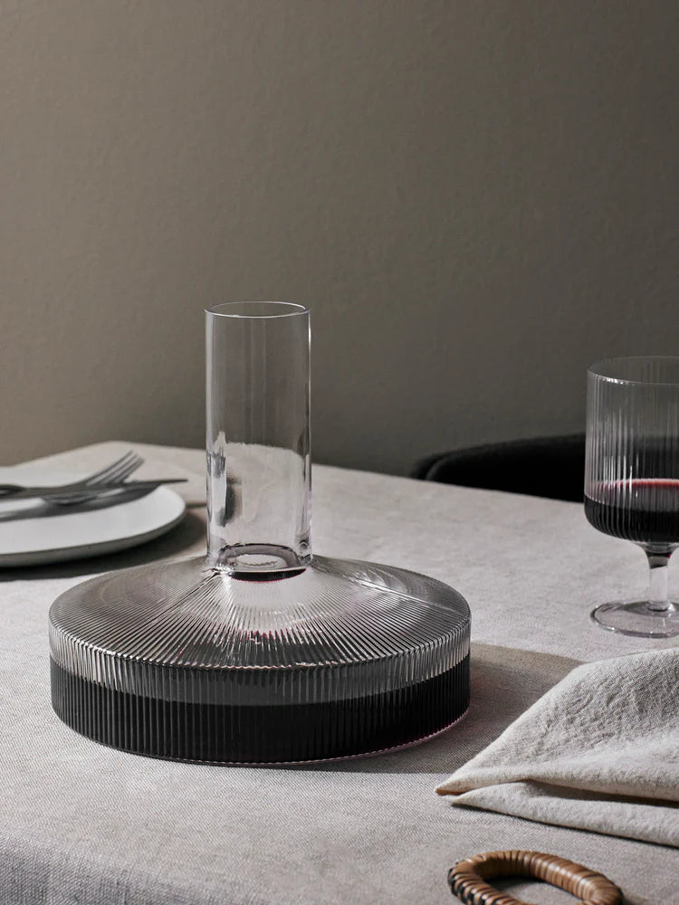 Ripple Wine Carafe Clear