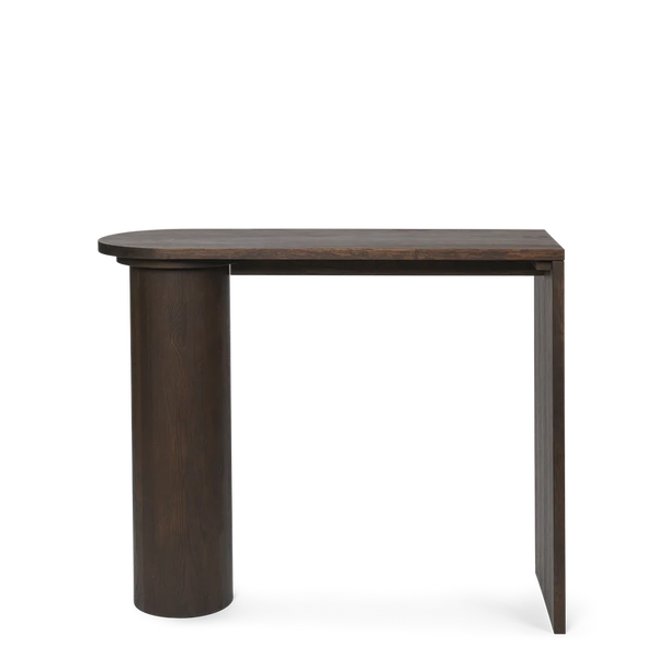 Pylo Console Table - Dark Stained Oak