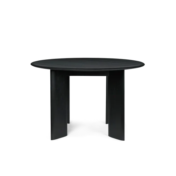 Masă Bevel Round - Fag negru
