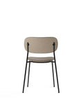 Scaun de dining Co, complet tapitat, picioare negre