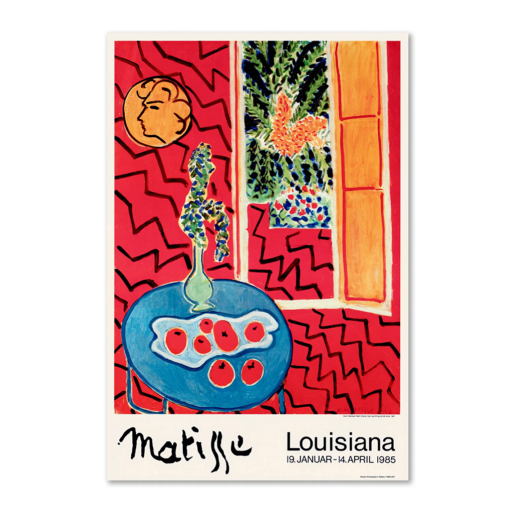 Henri Matisse - Red Interior with Arrangement (1947)