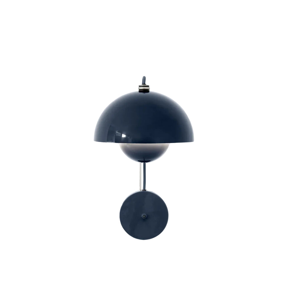 Flowerpot VP8 Wall Lamp - Steel Blue