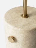JWDA Floor Lamp - Travertine | Brushed Brass
