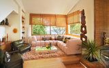 Mirror block coffee table clear, 90x90cm