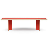 Rectangular Dining Table - Red