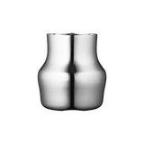 Dorotea Vase H19 - Glossy Steel