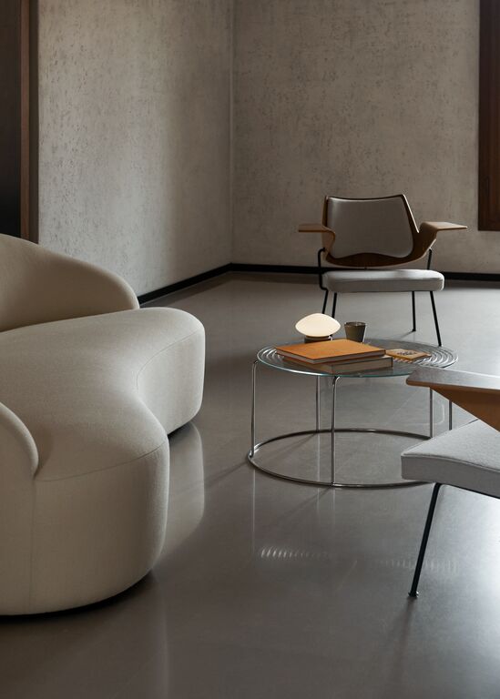 Wire Coffee Table Glass Top VP17