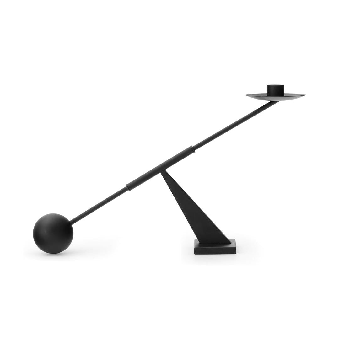 Suport de lumânare Interconnect  Mic - Negru