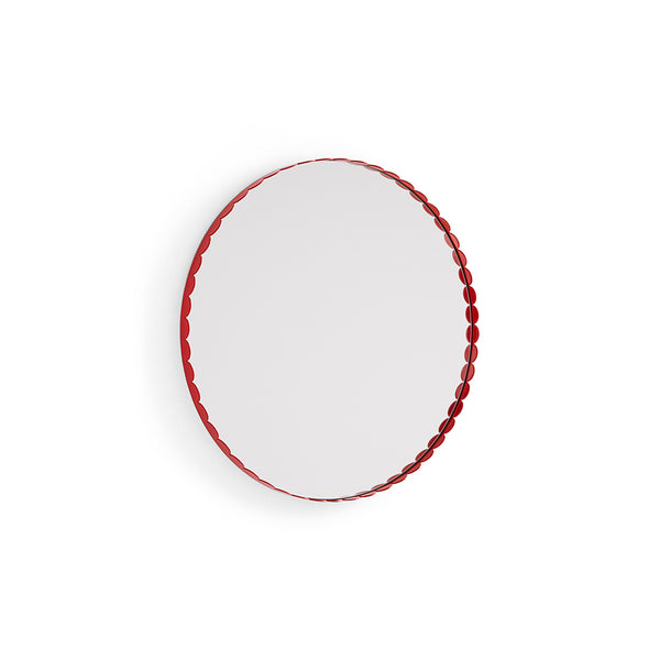 Arcs Mirror Round - Red