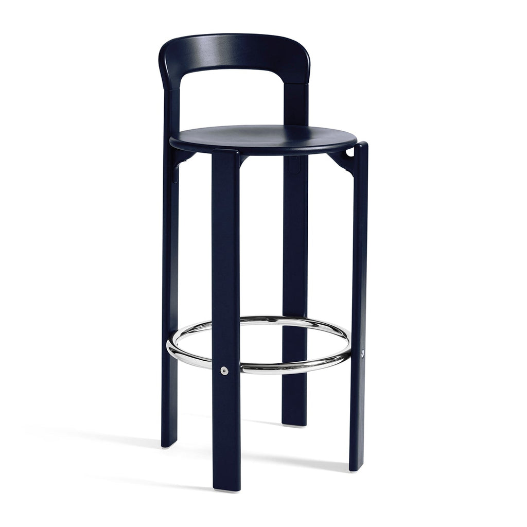 Rey Bar Stool H75 - Deep Blue
