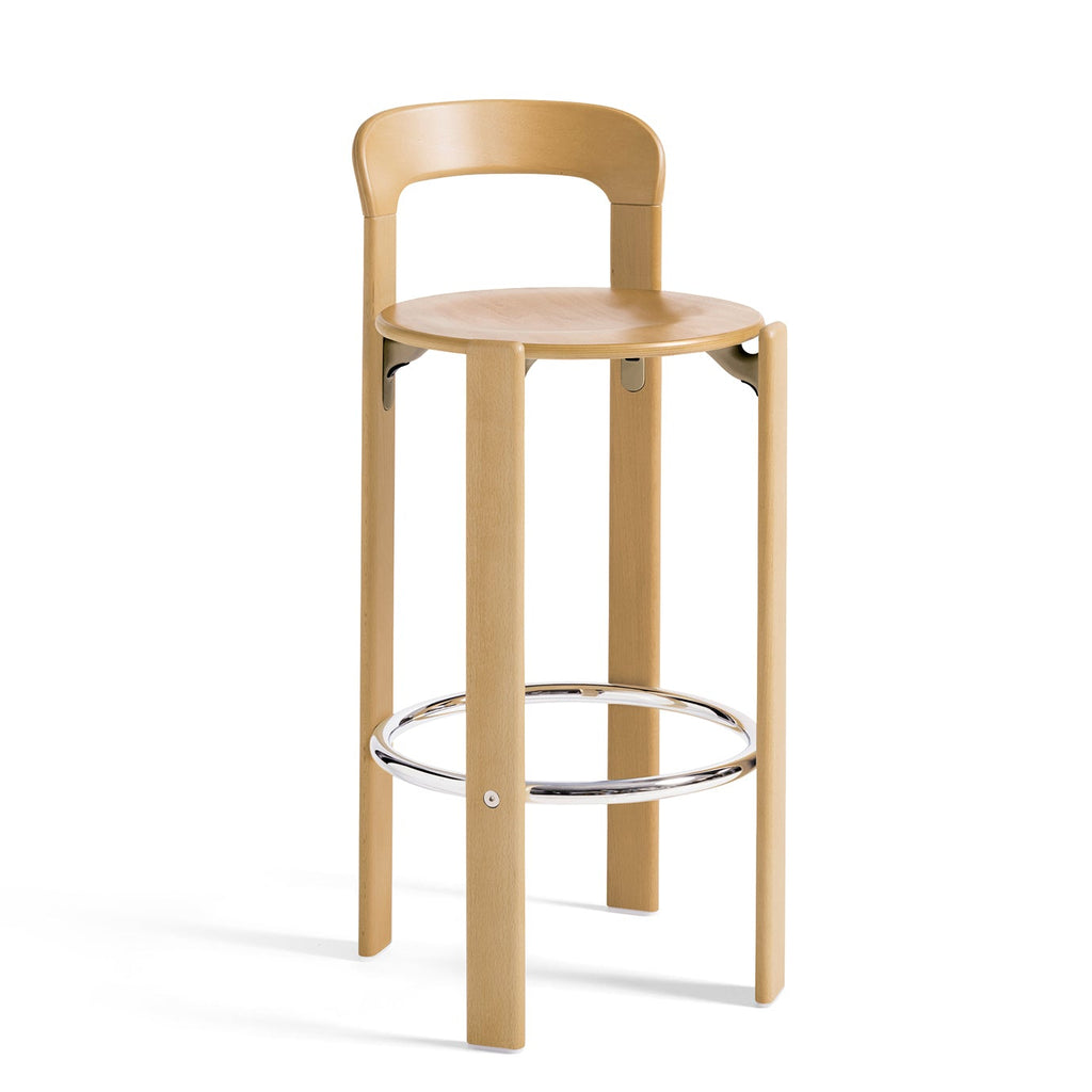 Rey Bar Stool H75 - Golden Beech