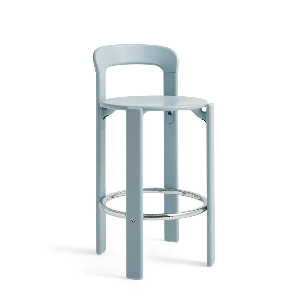 Rey Bar Stool H65 - Slate Blue