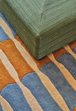 Covor Alice Crawley Bamboo Forrest Wool - Blue