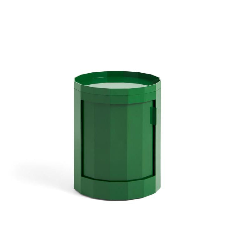 Cabinet Facet 100 cu picioare si roti - Spinach Green