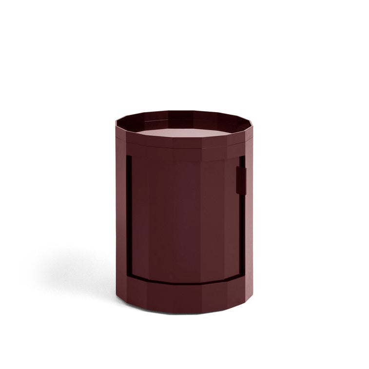 Cabinet Facet 100 cu picioare si roti - Burgundy