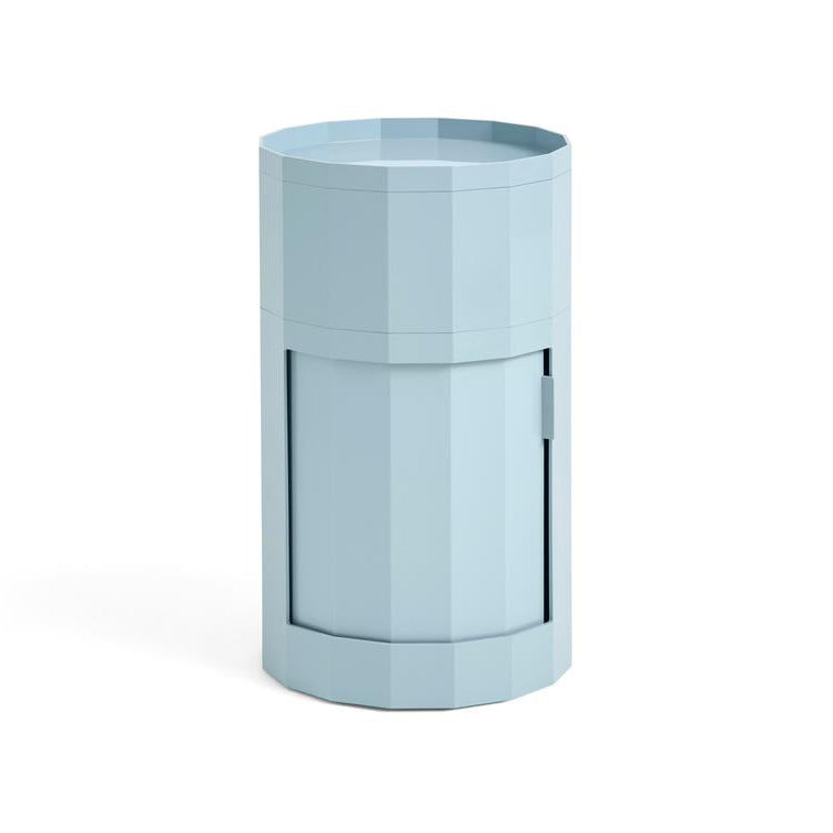 Cabinet Facet 101 cu picioare si roti - Misty Blue