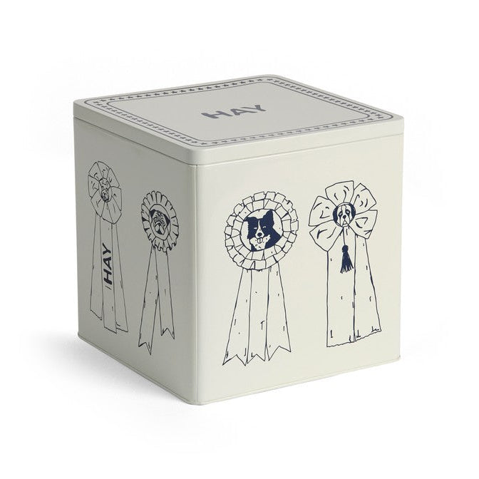 Recipient HAY Dogs Food Storage - Large - Blue and white
