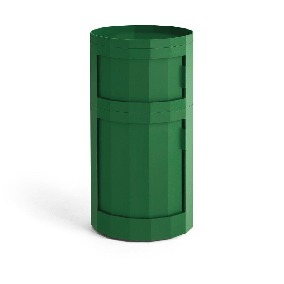 Cabinet Facet 110 cu picioare si roti - Spinach Green