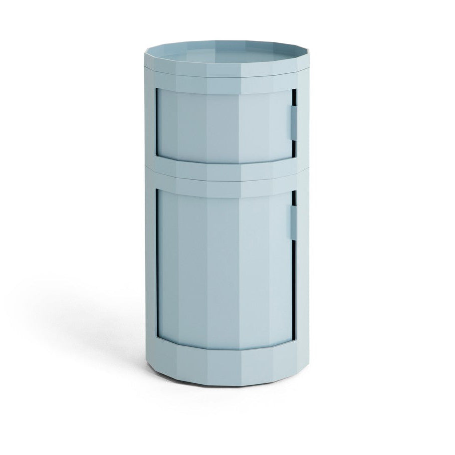 Cabinet Facet 110 cu picioare si roti - Misty Blue