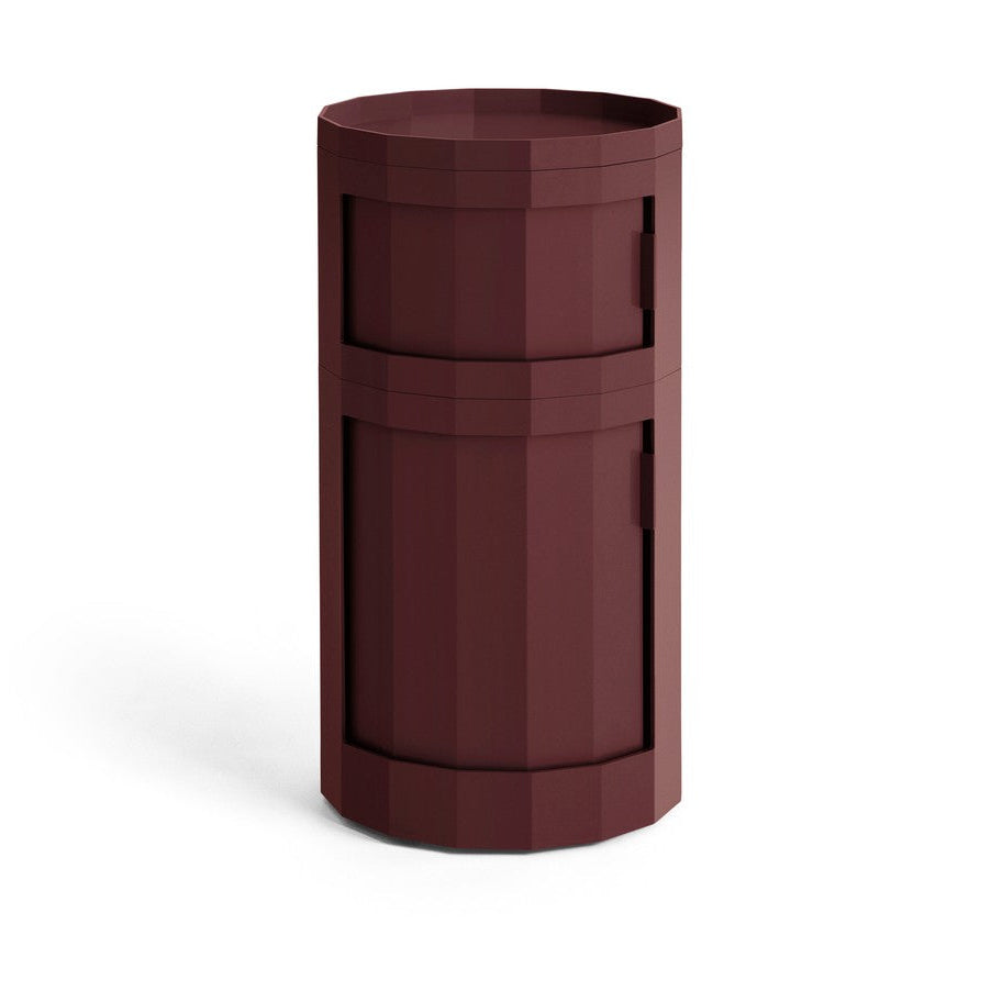 Cabinet Facet 110 cu picioare si roti - Burgundy