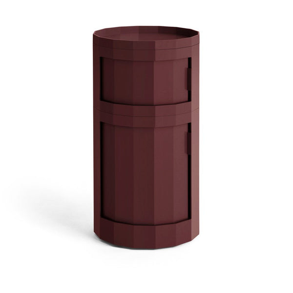 Cabinet Facet 110 cu picioare si roti - Burgundy