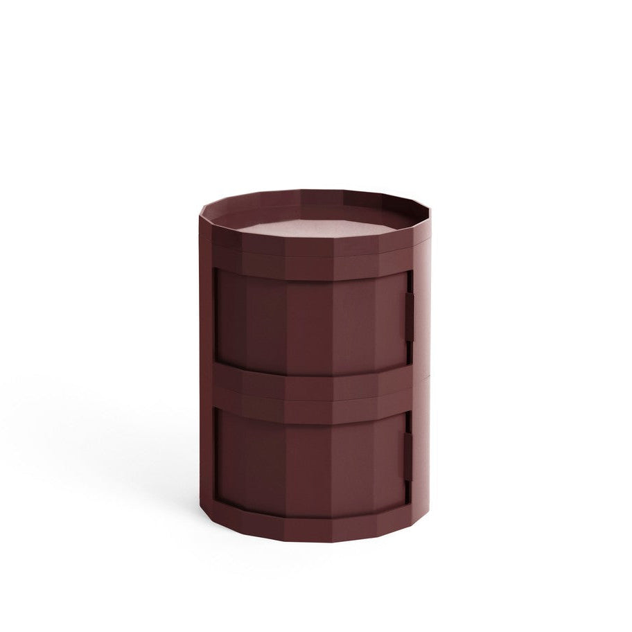 Cabinet Facet 20 cu picioare si roti - Burgundy