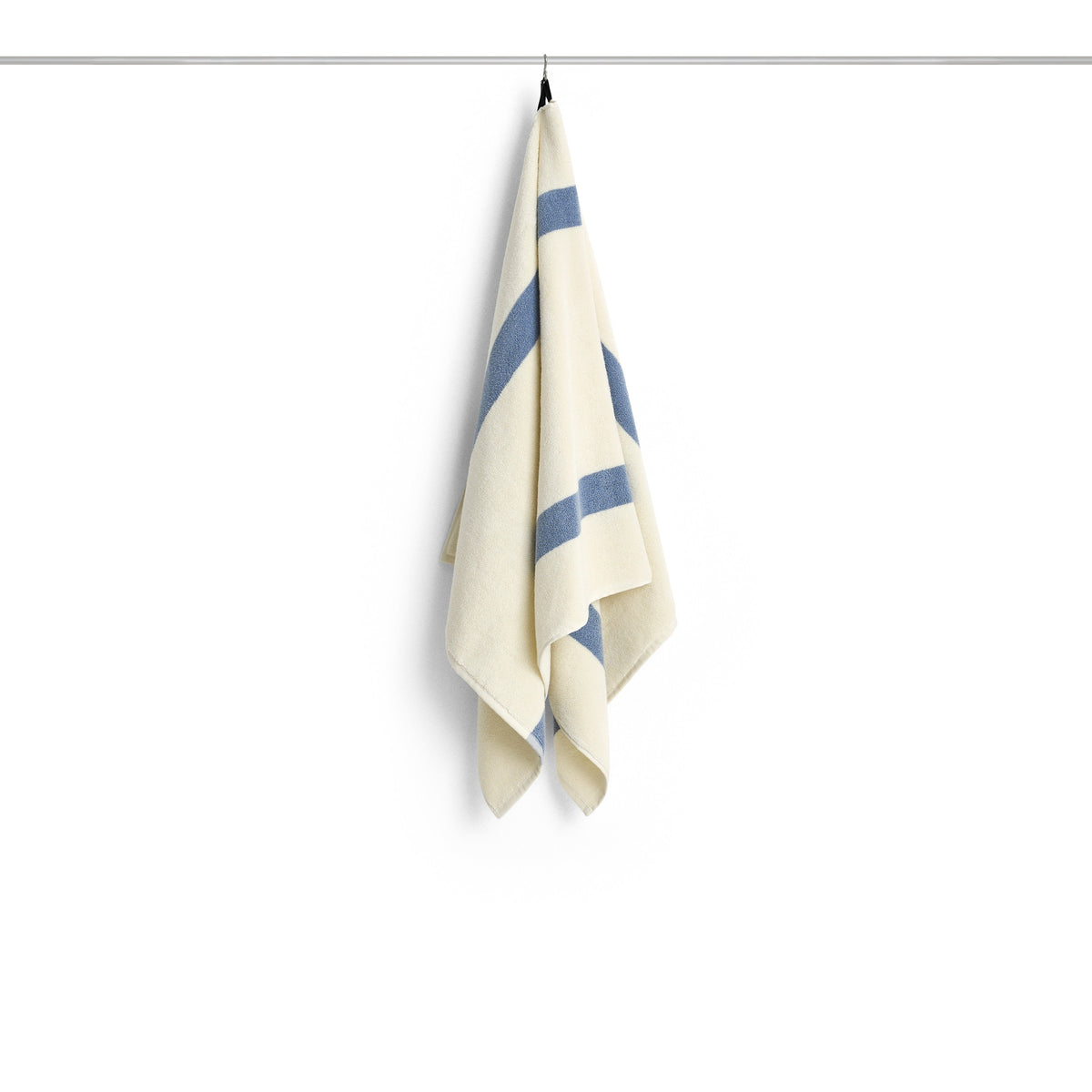 Stripe Bath Towel - Dusty blue