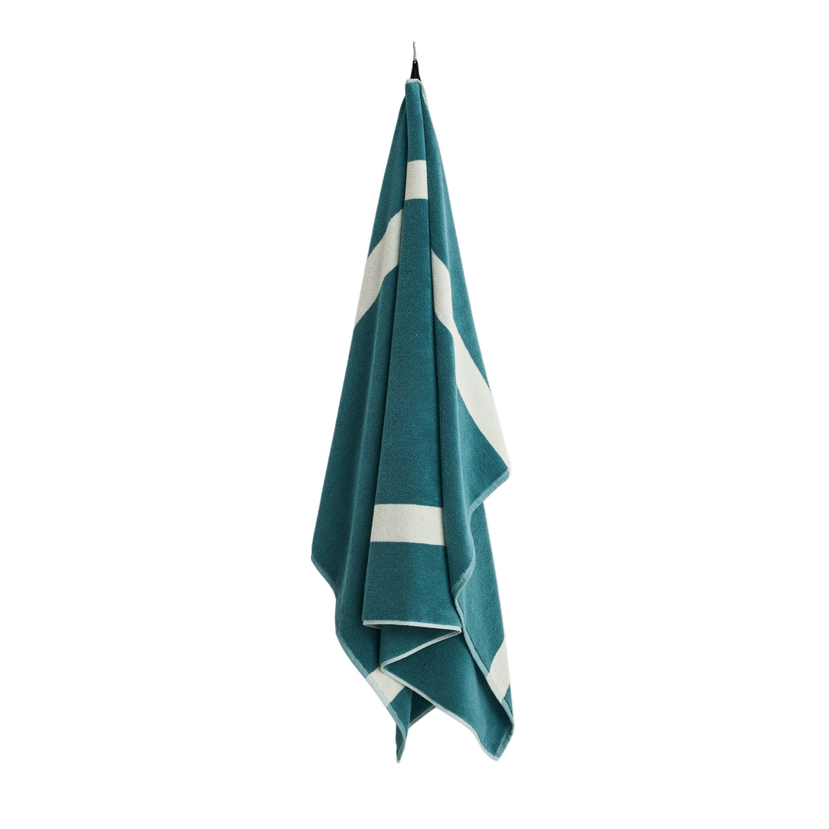 Stripe Towel - Petrol blue