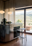 Pavilion AV37 Stool - Lacquered Oak