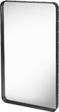 Oglindă Adnet Rectangular - Black Leather