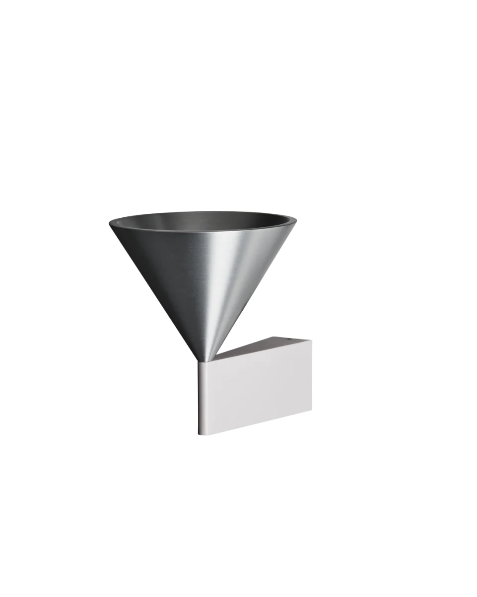 Aplica Apollo 14 - Turtledove, aluminium