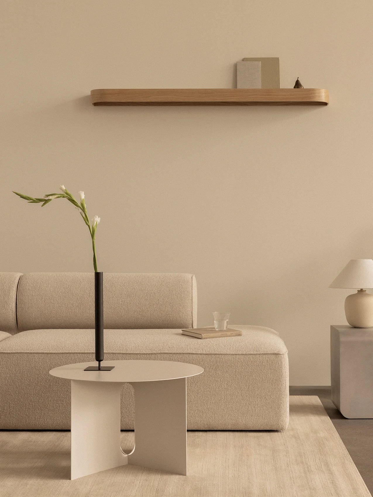 Masa de cafea Androgyne D63 cm - Ivory