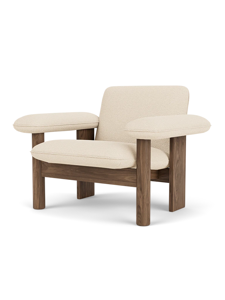 Fotoliu Brasilia - Walnut - Spatar jos