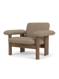 Fotoliu Brasilia - Walnut - Spatar jos