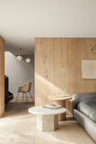 Moon Lounge Table Round - Solid Oak Oiled