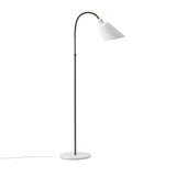 Lampadar Bellevue AJ7 - White & Bronzed Brass