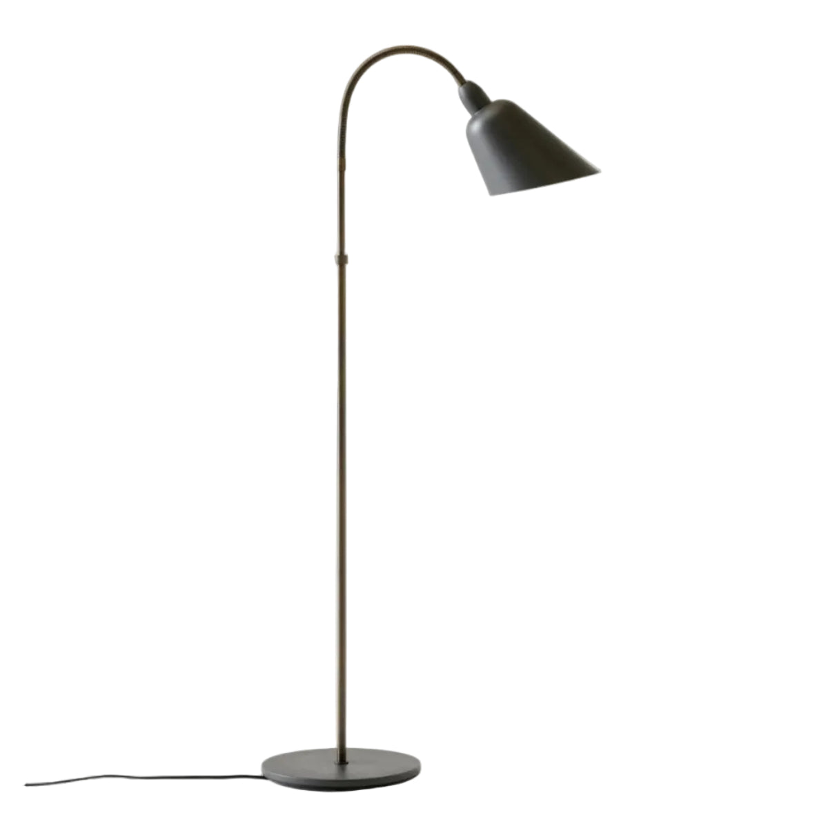 Lampadar Bellevue AJ11 - Stone Grey & Bronzed Brass