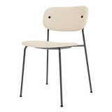 Scaun de dining Co, complet tapitat, picioare negre