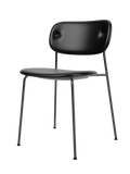 Scaun de dining Co, complet tapitat, picioare negre