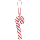 Cane Ornament - Wide Candy Stripes