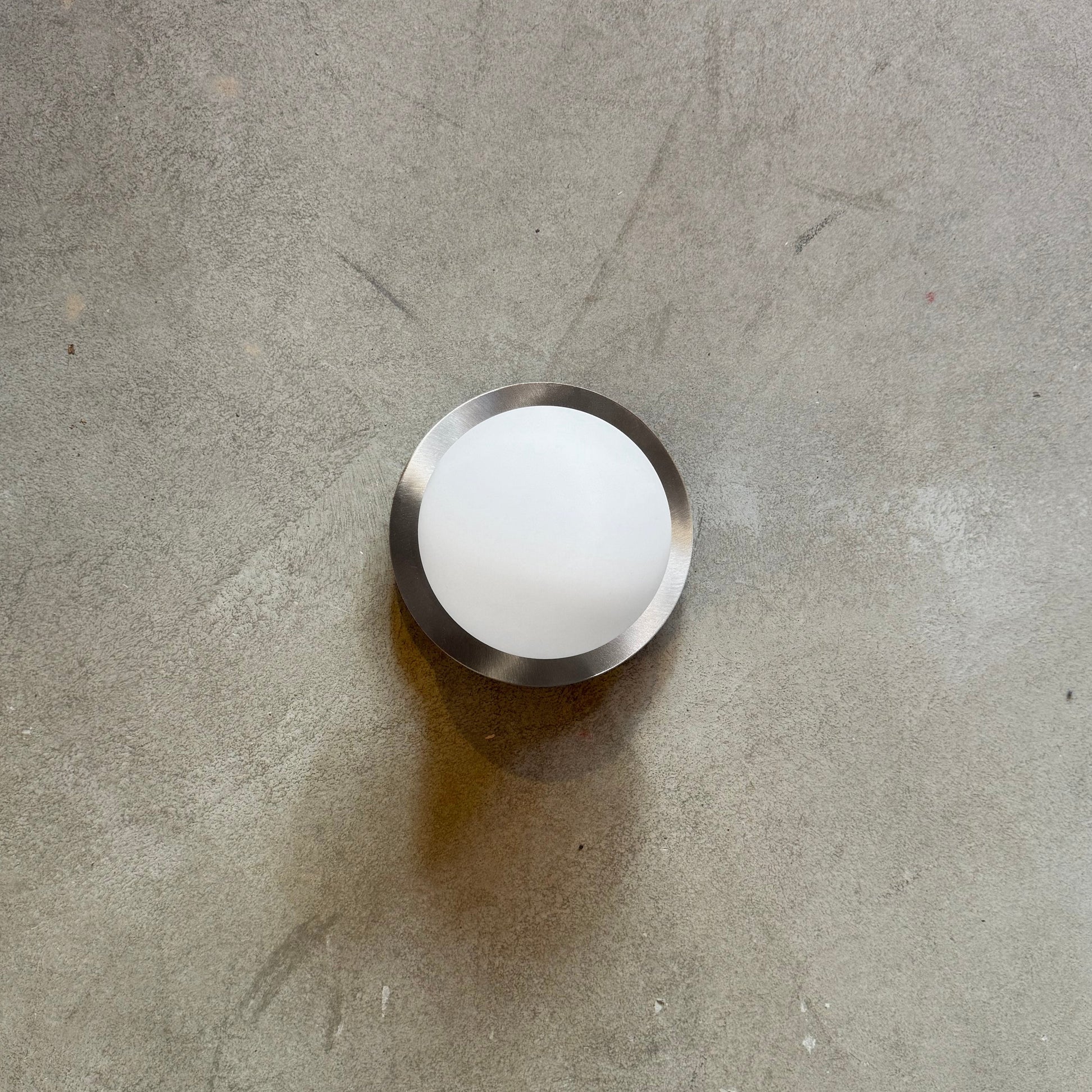 Aplică / Plafonieră Circle 160 Brushed Nickel