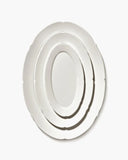 Silhouette Oval Plate L18 cm - Set of 4