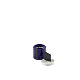 Scented candle S blue - black Candela 01
