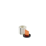 Scented candle S- black - orange Candela 02