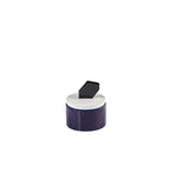 Scented candle M blue - black Candela 01