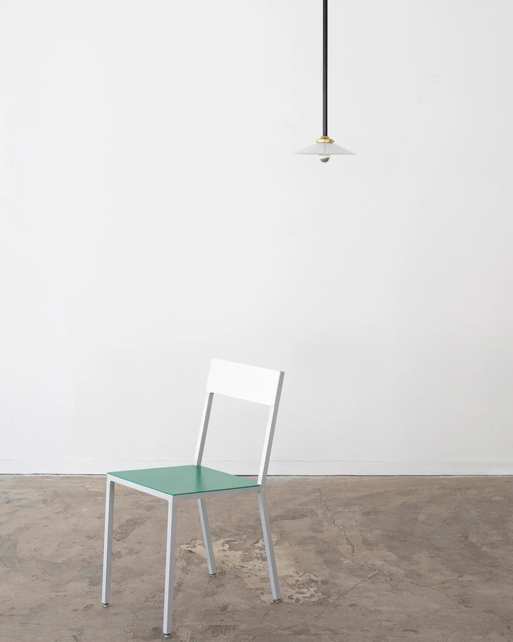 Scaun Alu green white